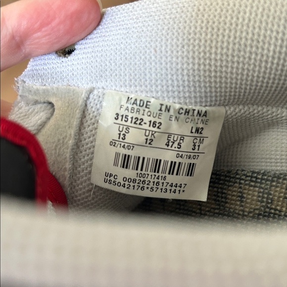 Nike Air Force 1 ‘82 Low Top Varsity Red Black and White size 13 - Picture 11 of 11